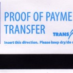 TransLink Transfer purchased from a Ticket Vending Machine